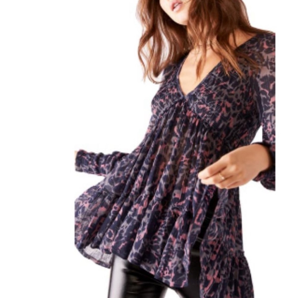 Free People Dark Combo Top